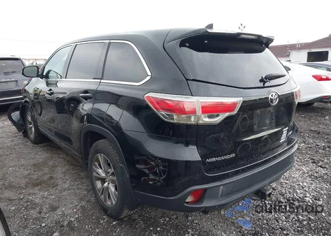 2014 Toyota Highlander Le/Le Plus из США, поврежденный, VIN 5TDBKRFH2ESO17617